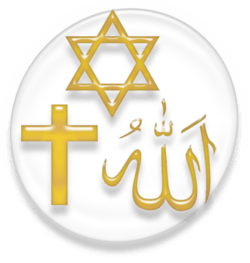 Zeichen der drei monetheistischen Religion